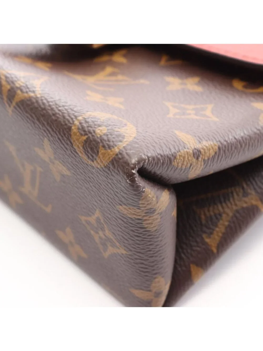 Louis Vuitton Handbag Locky BB Monogram Coquelicot 2-Way Coatingcanvas Leather